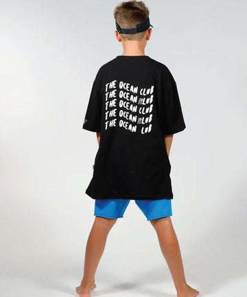 Hello Stranger The Ocean Club Box Tee - Black